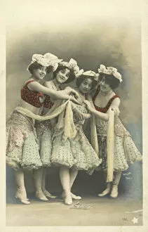 Ballets Collection: Dancers in costume (colour photo)