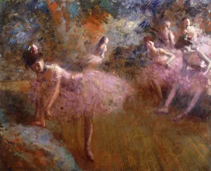 Dancers in Pink; Danseuses en Rose, c.1905 (oil on canvas) Dancers in Pink; Danseuses en Rose, c.1905 (oil on canvas)