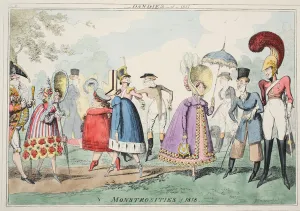 Dandies of 1817 and Monstrosities of 1818, pub. 1835 (hand coloured aquatint) Dandies of 1817 and Monstrosities of 1818, pub. 1835 (hand coloured aquatint)