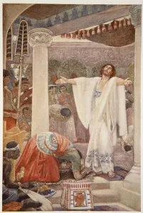Daniel interprets the dream of Nebuchadnezzar, illustration from Myths and Legends of Babylonia Daniel interprets the dream of Nebuchadnezzar, illustration from Myths and Legends of Babylonia