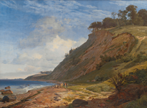 A Danish Coast. View from Kitnaes by the Roskilde Fjord, 1843 (oil on canvas) A Danish Coast. View from Kitnaes by the Roskilde Fjord, 1843 (oil on canvas)