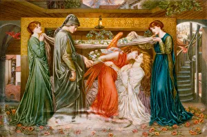 Dante's Dream at the Time of the Death of Beatrice, c.1900 (oil on ivorine) Dante's Dream at the Time of the Death of Beatrice, c.1900 (oil on ivorine)