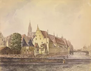 Alsace Gallery: The Danube at Strasbourg (w/c on paper)