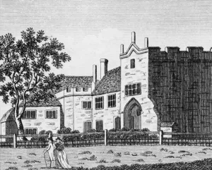 Dartford Priory, Kent (engraving) (b/w photo) Dartford Priory, Kent (engraving) (b/w photo)