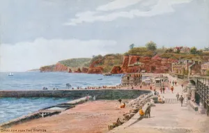 Dawlish Gallery: Dawlish, from the Station (colour litho)