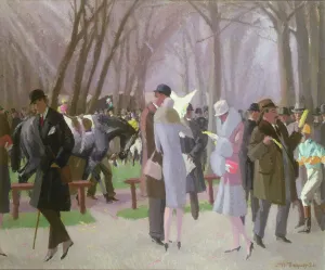 Corsica Gallery: A Day at the Races, 1926 (oil on canvas)