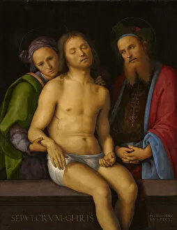 Muralist Gallery: Dead Christ with Joseph of Arimathea and Nicodemus (Sepulchrum Christi), c