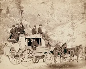 The Deadwood Coach Travelling in South Dakota, 1889 (albumen print) The Deadwood Coach Travelling in South Dakota, 1889 (albumen print)