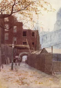 Dean's Court, St Paul's Churchyard, 1894 (colour litho) Dean's Court, St Paul's Churchyard, 1894 (colour litho)