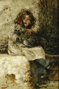 A Dear Friend; Una Cara Compagna, (oil on canvas) A Dear Friend; Una Cara Compagna, (oil on canvas)