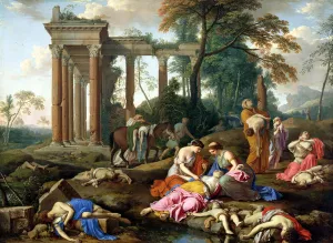 The Death of the Children of Bethel, 1653 (oil on canvas) The Death of the Children of Bethel, 1653 (oil on canvas)
