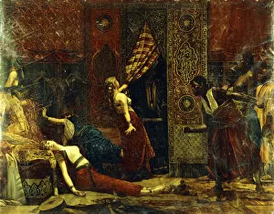 Olden Time Gallery: The Death of Cleopatra, 1887 (oil on canvas)