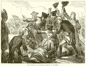 The Death of General Wolfe at Quebec (engraving) The Death of General Wolfe at Quebec (engraving)