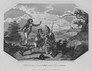 The Death of General Wolfe at the Siege of Quebec (engraving) The Death of General Wolfe at the Siege of Quebec (engraving)