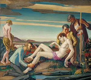 The Death of Hyacinth, 1920 (oil on canvas)