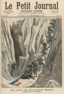 The Death of Lieutenant Bujon: The Discovery of his Body, from Le Petit Journal' The Death of Lieutenant Bujon: The Discovery of his Body, from Le Petit Journal'