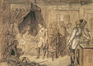 The Death of Marshal Jean Lannes (1769-1809) Duke of Montebello (pencil on paper) The Death of Marshal Jean Lannes (1769-1809) Duke of Montebello (pencil on paper)