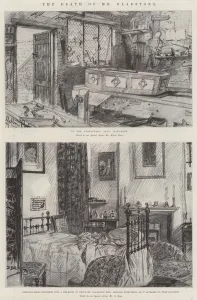Dressing Room Gallery: The Death of Mr Gladstone (litho)