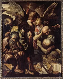 The death of Saint Anthony (Saint Anthony the Great, 250/51-356