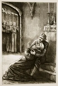 Death of St. Columba, from The Trias Thaumaturga, or Three Wonder-Working Saints of Death of St. Columba, from The Trias Thaumaturga, or Three Wonder-Working Saints of