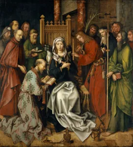 The Death of the Virgin, From the Altarpiece of the Dominicans in Frankfurt The Death of the Virgin, From the Altarpiece of the Dominicans in Frankfurt