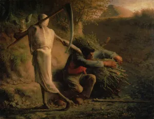 Death and the Woodcutter, 1858-59 (oil on canvas) Death and the Woodcutter, 1858-59 (oil on canvas)