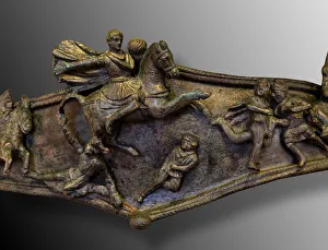 Decorative bronze element found in the Capitolium, I-III century AD Decorative bronze element found in the Capitolium, I-III century AD
