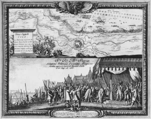 Defeat of the Polish army at Kola, August 1655, King of Sweden receives the Ambassador Defeat of the Polish army at Kola, August 1655, King of Sweden receives the Ambassador