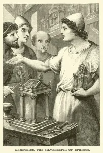 Demetrius, the silversmith of Ephesus (engraving) Demetrius, the silversmith of Ephesus (engraving)