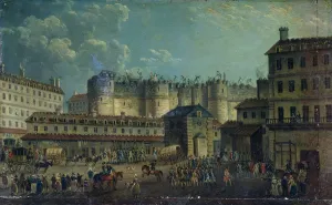 Demolition of the Bastille in 1789 (oil on canvas) Demolition of the Bastille in 1789 (oil on canvas)