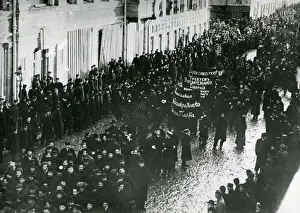 Demonstrations in St Petersburg, 1905 (b/w photo) Demonstrations in St Petersburg, 1905 (b/w photo)
