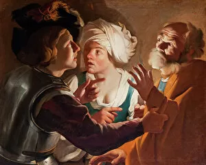 Hollander Gallery: The Denial of Saint Peter (oil on canvas)