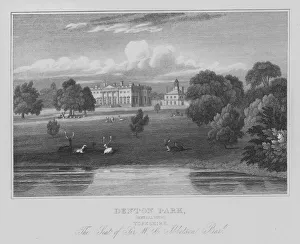 Denton Park, General View, Yorkshire, The Seat of Sir W C Ibbetson, Baronet (engraving) Denton Park, General View, Yorkshire, The Seat of Sir W C Ibbetson, Baronet (engraving)