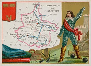 Flannels Gallery: Department of Ardennes in northeast France (chromolitho)