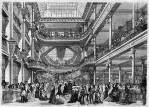 Department store: view of the interior of ' Au bon marche' Department store: view of the interior of ' Au bon marche'