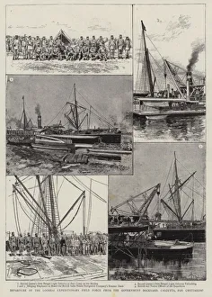Departure of the Looshai Expeditionary Field Force from the Government Dockyard, Calcutta Departure of the Looshai Expeditionary Field Force from the Government Dockyard, Calcutta