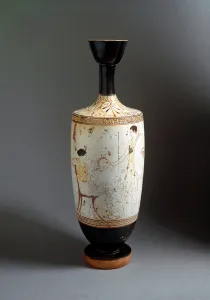The departure of the warrior. 450-400 BC (terracotta vase) The departure of the warrior. 450-400 BC (terracotta vase)