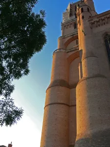 Depicting the west tower Depicting the west tower