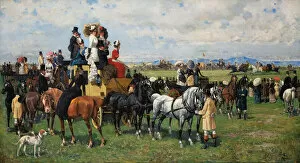 The Derby Reale, after 1880 (oil on canvas)