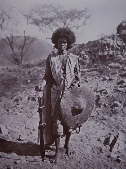 Dervish Hademdowah warrior, Sudan, 1890 (b/w photo) Dervish Hademdowah warrior, Sudan, 1890 (b/w photo)