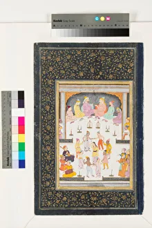 Dervishes dancing before a group of Muslim divines, 18th C (watercolor) Dervishes dancing before a group of Muslim divines, 18th C (watercolor)