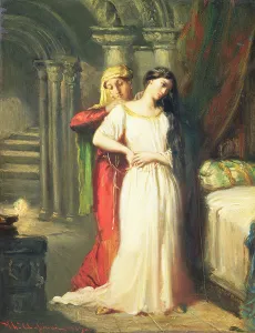 Desdemona Retiring to her Bed, 1849 (oil on panel) Desdemona Retiring to her Bed, 1849 (oil on panel)