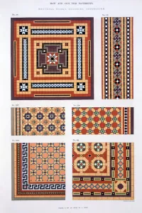 Designs from the Trade Catalogue of Maw & Sons Tile Pavements (colour litho) Designs from the Trade Catalogue of Maw & Sons Tile Pavements (colour litho)