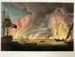 Destruction of the French Fleet at Toulon, 18th December 1793 Destruction of the French Fleet at Toulon, 18th December 1793