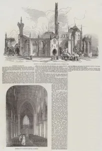 Destruction of St George's Church in Doncaster (engraving) Destruction of St George's Church in Doncaster (engraving)