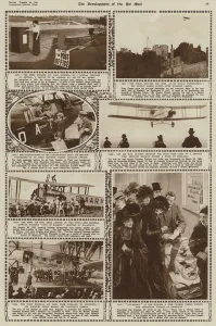 The development of air mail during the reign of King George V (litho) The development of air mail during the reign of King George V (litho)