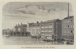 The diamond-cutting works on the Amstel (engraving) The diamond-cutting works on the Amstel (engraving)