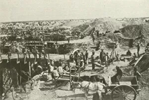 A diamond field, Kimberley, 1871 (b / w photo)