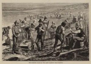 The Diamond Fields at the Cape, Washing for Diamonds (engraving) The Diamond Fields at the Cape, Washing for Diamonds (engraving)