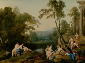 Diana and Her Nymphs in a Landscape, 1644 (oil on canvas) Diana and Her Nymphs in a Landscape, 1644 (oil on canvas)